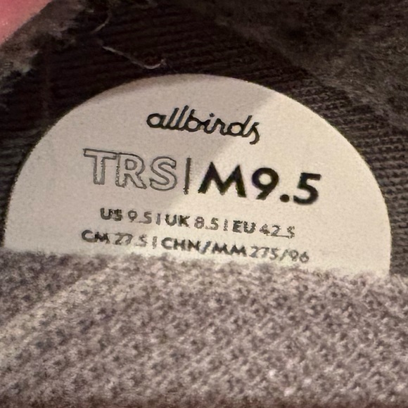 Allbirds Men’s Tree Runner Sneakers pink 9.5 - Picture 7 of 9